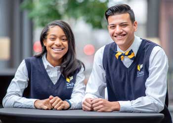 DePaul Cristo Rey students